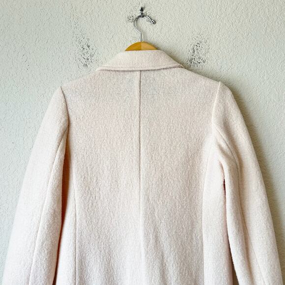 J. CREW Daphne Coat Cream Italian Boiled Wool Double Breasted Peacoat - Picture 8 of 13